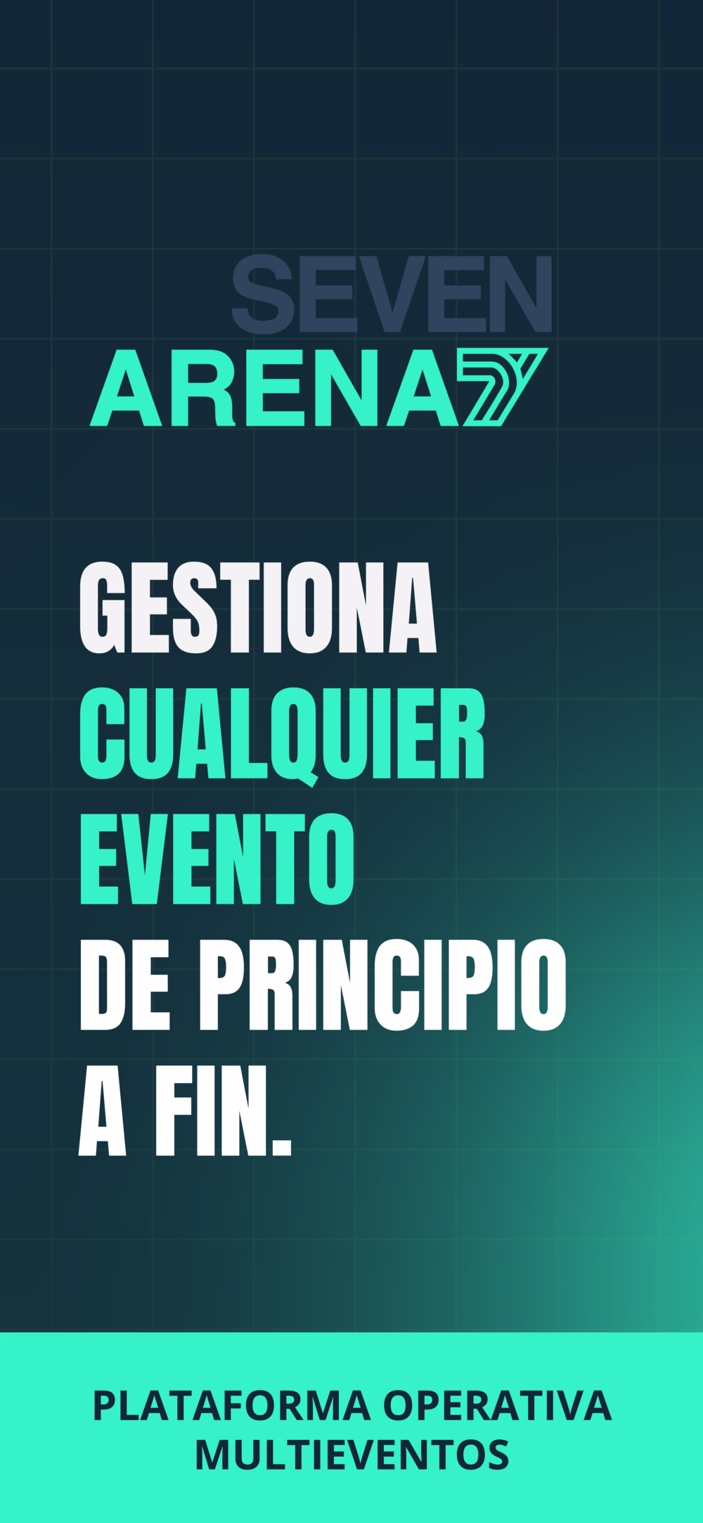 The app's store listing: Seven Arena, an operations platform for any event, end to end.